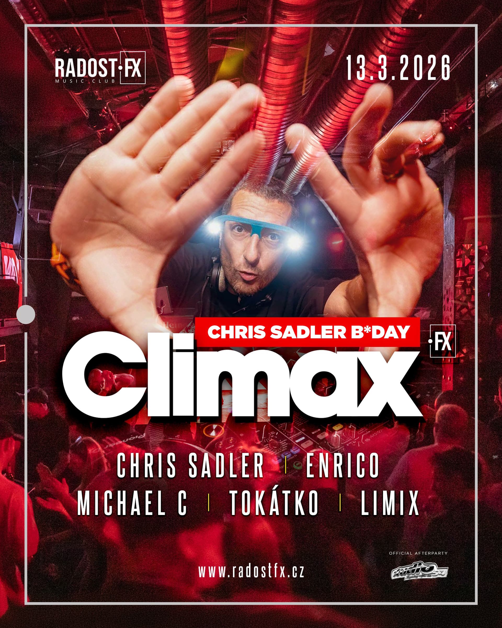 CLIMAX FX: CHRIS SADLER B*DAY