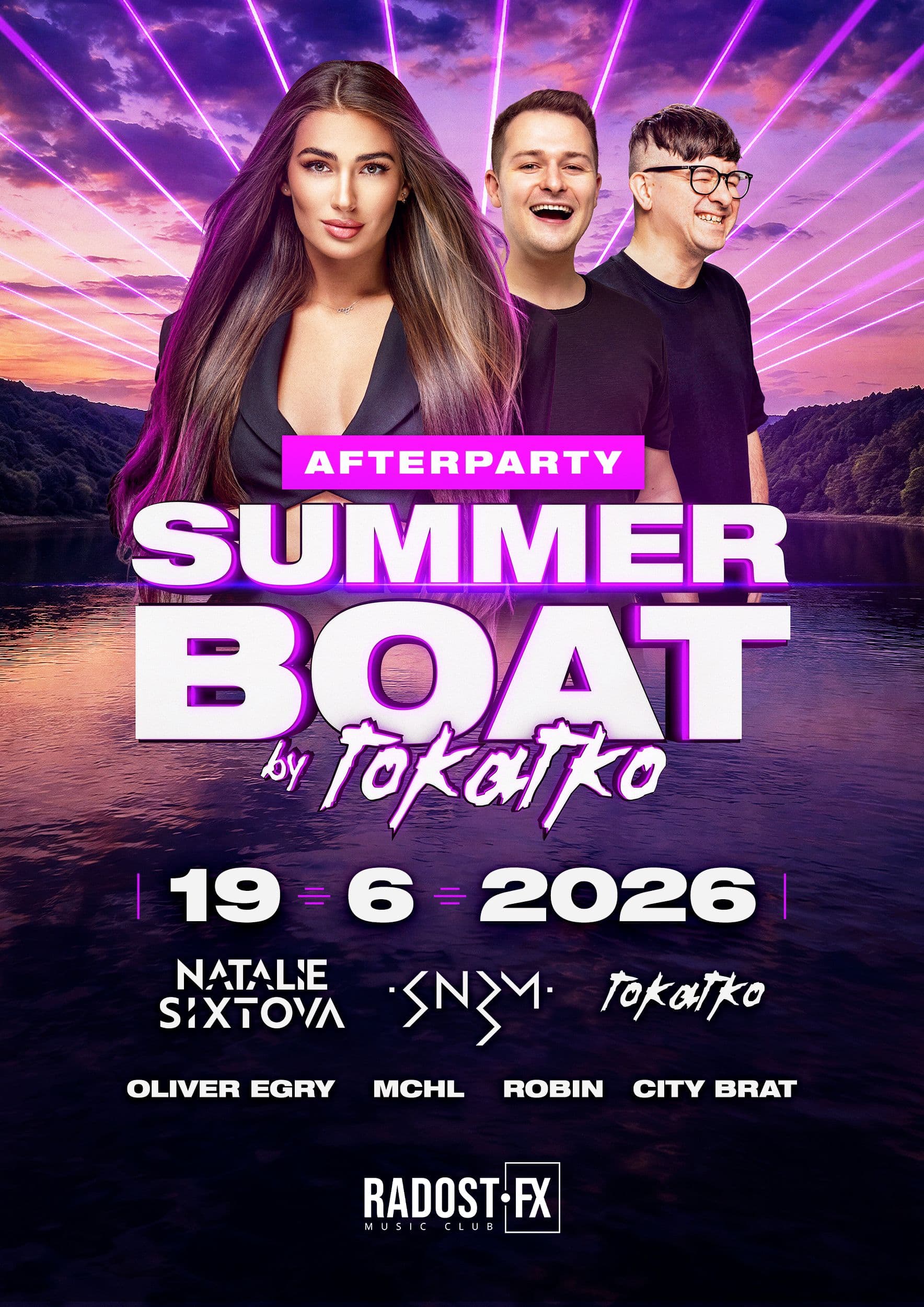 AFTERPARTY SUMMER BOAT by Tokátko